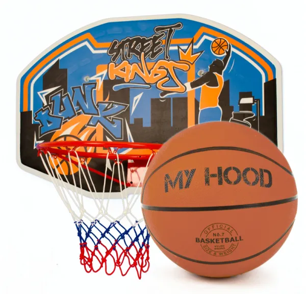 My Hood - Basketballkorb auf Platte - Inklusive Ball