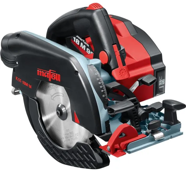 Akku-Handkreissäge Mafell K 55 18M bl im T-MAX Koffer