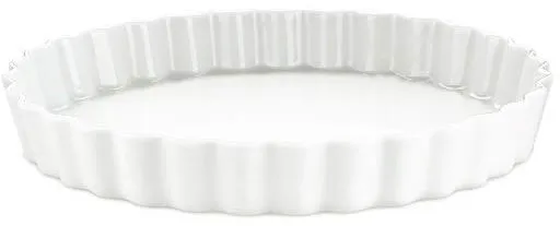 Pillivuyt Tarteform Nr. 10, 29 cm - Weiß