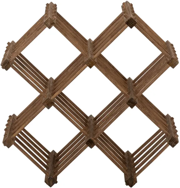 BLOOMINGVILLE Lucas Weinregal, mit 5 Fächern - natürliches Bambus